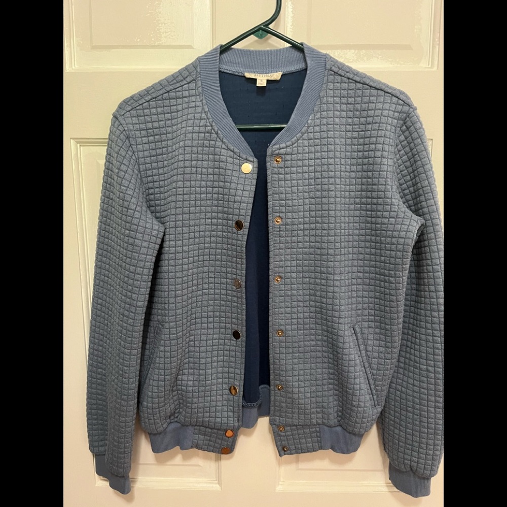Cloth Quilted Bomber Jacket